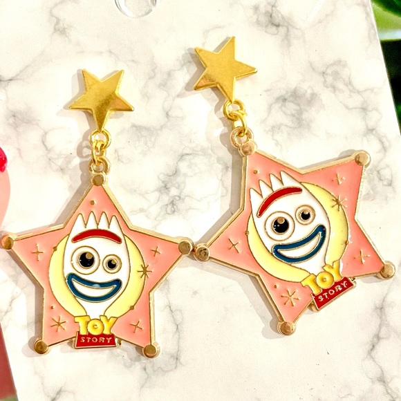 Toy Story Forky Earrings - Picture 1 of 6